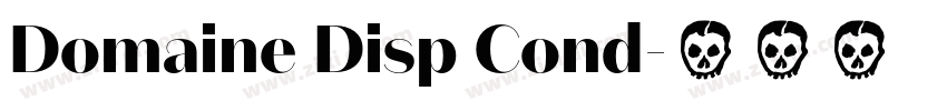 Domaine Disp Cond字体转换